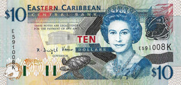 CARAÏBES ORIENTALES - SAINT-KITTS 2003  10 Dollar - P.43k  Neuf - UNC - Caraibi Orientale