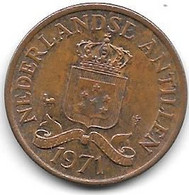*netherlands Antilles  2,5 Cent 1971  Km 9 - Niederländische Antillen