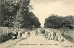 St Nom La Breteche * Sortie De La Forêt De Marly * Villageois - St. Nom La Breteche