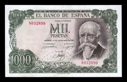 España Spain 1000 Pesetas José  Echegaray 1971 Pick 154 Sin Serie EBC XF - 1000 Pesetas