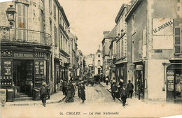 Cholet * La Rue Nationale * épicerie Moderne * Débit De Tabac - Cholet