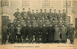 Cholet * 77ème Régiment D'infanterie * Militaires Militaria - Cholet