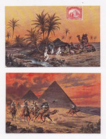 CP ILLUSTRATEUR PERLBERG EGYPTE Lot De 2 Cartes - Perlberg, F.