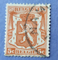 1935   -   BELGIO   -  VALORE  FRANCHI   5c    - USATO - Other & Unclassified