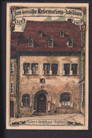 B52 /  Steindruck  Martin Luther Kirchen Reformation Jubiläum 1917 / Eisleben / Feldpost - Kirchenlaibach - Andere
