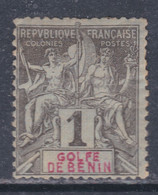Bénin N° 20 X  Type Groupe : 1 C. Noir Sur Azuré  Trace De  Charnière Sinon TB - Nuevos