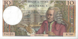 FRANCE - 10 Francs Voltaire 1972 (G.2-3-1972.G)74550 - 10 F 1972-1978 ''Berlioz''