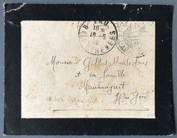 France WW1 - Enveloppe FM 16.5.1915 - Cachet INFANTERIE DEPOT - (B530) - Guerre De 1914-18