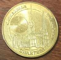 28 CHARTRES LA CATHÉDRALE LABYRINTHE MDP 2012 MÉDAILLE SOUVENIR MONNAIE DE PARIS JETON TOURISTIQUE MEDALS TOKENS COINS - 2012