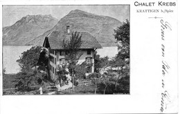 KRATTIGEN B/Spiez Chalet Krebs Gel. 1903 N. Merligen - Krattigen