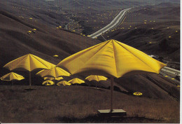 CS09. Collection Of 5 Different Christo Postcards Of Umbrella Wrap Project. - Ohne Zuordnung