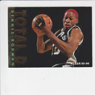Basket NBA Fleer 1995 - Total D - Dennis Rodman - N° 208 - 1990-1999