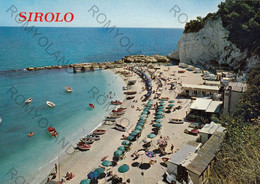 CARTOLINA  SIROLO, ANCONA, MARCHE, RIVIERA DEL CONERO, MARE, SOLE, SPIAGGIA, ESTATE VACANZA,NON VIAGGIATA - Ancona