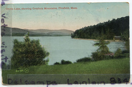 - Onita Lake - Massachusetts - Pittsfield, Showing Greylock Mountains, Rare, épaisse, écrite, 1913, TBE, Scans. - Autres & Non Classés