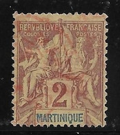 Martinique N°32 - Oblitéré CàD Rouge - TB - Oblitérés