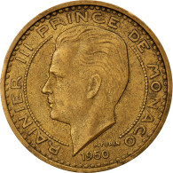 Monnaie, Monaco, Rainier III, 50 Francs, Cinquante, 1950, Monaco, TTB+ - 1949-1956 Alte Francs