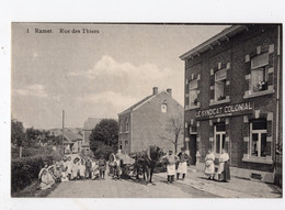 RAMET - Rue Des Thiers - Le Syndicat Colonial -attelage - Belle Animation - Flémalle