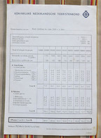 KONINKLIJKE NEDERLANDSCHE TOERISTENBON  Begroting  FORD Cortina - Niederlande