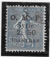 Syrie N°87 - Variété Surcharge 2,50 Espacée - TB - Gebraucht