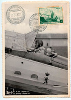 CARTE MAXIMUM ROI LEOPOLD III - PROPAGANDE AERONAUTIQUE 1938 - 1934-1951