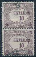 O 1921/1924 Hivatalos 10K Pár Eltolódott "hivatalos" és értékszám - Other & Unclassified