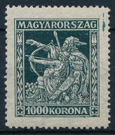 ** 1924 Jótékonyság (I.) 1000K Lemezhiba Az értékjelzésen és A Jobb Felső Sarokban - Other & Unclassified