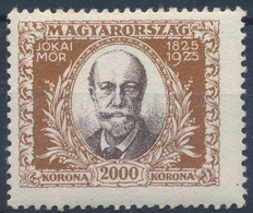 ** 1925 Jókai Mór 2000K Lemezhiba Az2-es és 5-ös Szám Között - Other & Unclassified