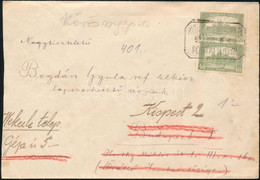 1923 Levél Parlament 2 X 40K Bérmentesítéssel "KÖRÖSSZEGAPÁTI" Postaügynökségi Bélyegzéssel - Other & Unclassified