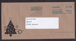 Netherlands: Cover, 2021, Meter Cancel, 1.80 Rate, Cancel Postage Control (minor Crease) - Brieven En Documenten