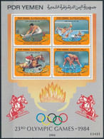 ** 1984 Nyári Olimpiai, Los Angeles Blokk, Summer Olympics Los Angeles Block Mi 22 - Andere & Zonder Classificatie