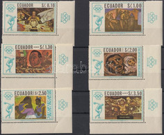 ** 1967 Nyári Olimpia, Mexikó ívsarki Sor Mi 1313-1318 + Blokksor 35-36 - Altri & Non Classificati