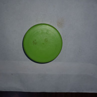 Capsules-(10)-Water Cap-plastic-Weak Green-(lokking Out Side)-used - Soda