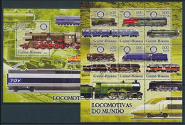 ** 2005 Vonatok Kisív Mi 3276-3281 + Blokk Mi 545 - Andere & Zonder Classificatie