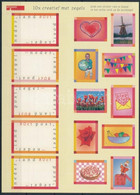 ** 1998 Üdvözlő Bélyegek öntapadós Kisív, Greetings Stamp Self-adhesive Mini Sheet Mi 1668-1672 - Other & Unclassified