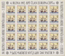 ** 1992 Europa CEPT Kisív Sor / Mi 211-212 Minisheets - Altri & Non Classificati