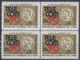 ** 1979 Nemzetközi TELECOM Kiállítás Négyestömb Mi 1951 - Other & Unclassified