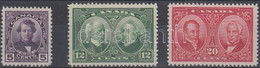 * 1927 Híres Személyek Sor Mi 124-126 - Altri & Non Classificati