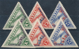 ** 1931 Mi 190-192 A + B Sor (Mi EUR 100,-) - Other & Unclassified