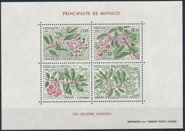 ** 1986 A Négy évszak Blokk, Four Seasons Block Mi 34 - Other & Unclassified