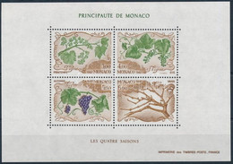 ** 1987 Négy évszak Blokk, Four Seasons Block Mi 36 - Other & Unclassified