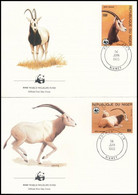 1985 WWF: Antilop 4 FDC Mi 941-944 - Otros & Sin Clasificación