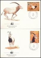 1985 WWF: Antilop Sor 4 FDC-n Mi 941-944 - Otros & Sin Clasificación