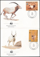 1985 WWF: Antilop Sor Mi 941-944 4 Db FDC-n - Altri & Non Classificati