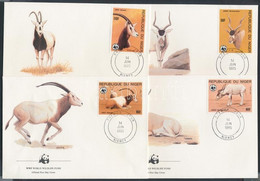 1985 WWF Antilopok Sor 4 FDC-n Mi 941-944 - Altri & Non Classificati