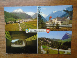 Suisse , San Bernardino , Strassentunnel ( N13 ) , Multi-vues - Sent