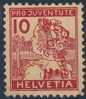 ** 1915 Pro Juventute Bélyeg Mi 129 (betapadás / Gum Disturbance) - Altri & Non Classificati