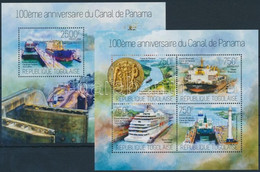 ** 2014 100 éves A Panama- Csatorna Kisív + Blokk - Other & Unclassified