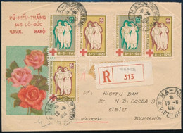 1961 Ajánlott Sokbélyeges Levél A Szovjetunión át Romániába / Registered Cover With 7 Stamps To Romania - Other & Unclassified