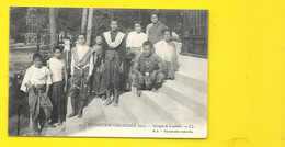 Groupe De Laotiens Expo Paris 1907 Laos - Laos