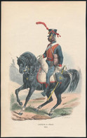 Cca 1840 Hippolyte Bellangé (1800-1866)-Henri-Désiré Porret (1800-1867): Artillerie A Cheval 1812, Kézzel Színezett Fame - Prints & Engravings
